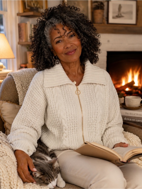 Marc New York Andrew Marc Sweaters - 🪵 🔥 Cozy Cream Cable Knit Cardigan 🪵 🔥